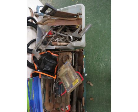 SELECTION OF HAND TOOLS INCLUDING SOCKETS , WEED SPRAYER ETC. (AF)