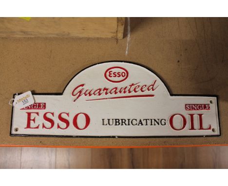 Reproduction metal Esso Oil advertising sign