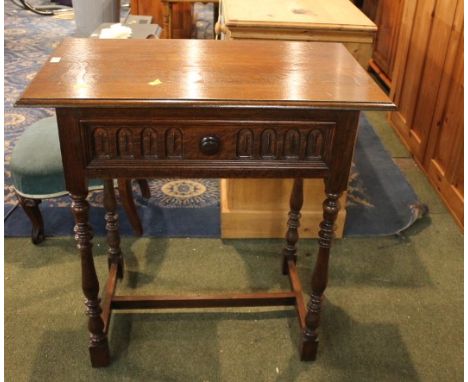 Oak hall/telephone table