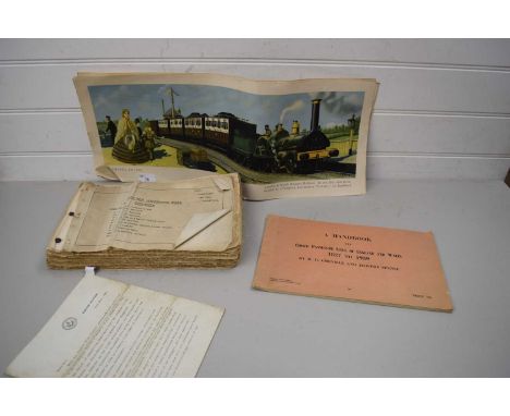 RAILWAY INTEREST - A HANDBOOK TO CLOSED PASSENGER LINES OF ENGLAND AND WALES 1827-1939, AN LMS WORKSHOP MANUAL 'LIMITS AND FI
