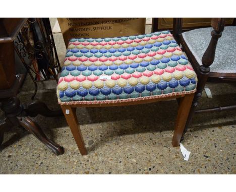 SMALL TAPESTRY COVERED STOOL