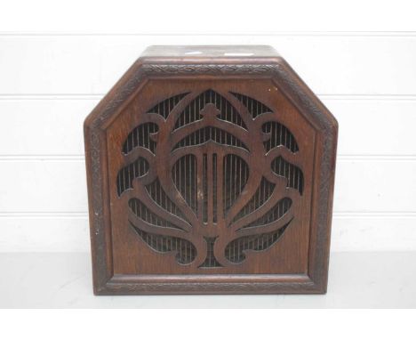 EARLY 20TH CENTURY CELESTION OAK CASED SPEAKER