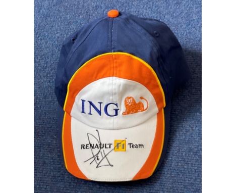 Motor Racing Nigel Mansell signed ING Renault F1 team cap. Nigel Ernest James Mansell, CBE (born 8 August 1953) is a British 