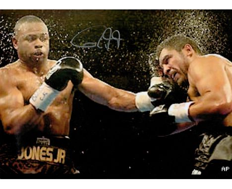 Boxing Roy Jones Jnr signed 16x12 colour photo. Roy Levesta Jones Jr. (born January 16, 1969) is an American former professio