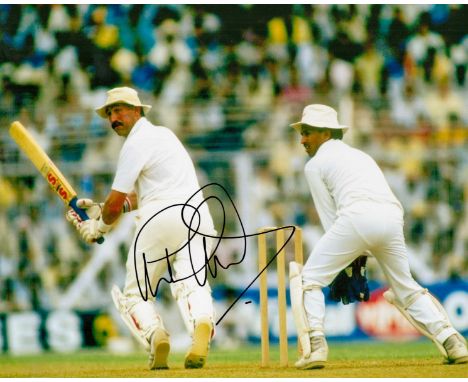 Cricket Graham Gooch signed 10x8 colour photo. Graham Alan Gooch, OBE, DL (born 23 July 1953) is a former English first-class