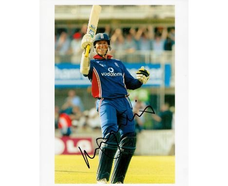 Cricket Marcus Trescothick signed 10x8 colour photo. Marcus Edward Trescothick MBE (born 25 December 1975) is an English form