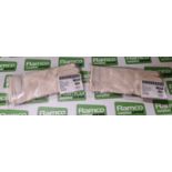 70x British Forces inner cotton gloves - size 1 - NSN 8415-99-137-4449