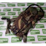 3x British Army DPM individual Camelbak hydration pouches