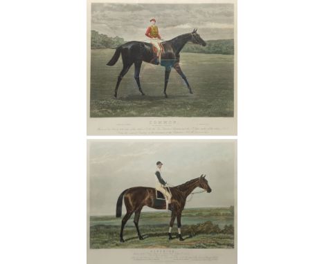 After Sydney R Wombill (British 1857-1916): 'Ayrshire - Winner of the Derby Stakes at Epsom 1888', hand-coloured lithograph e
