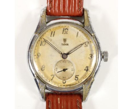 Tudor, a stainless steel manual wind gentleman's 803 wristwatch, c. 1960's, original dial, Tudor case numbered 638934, 803, t