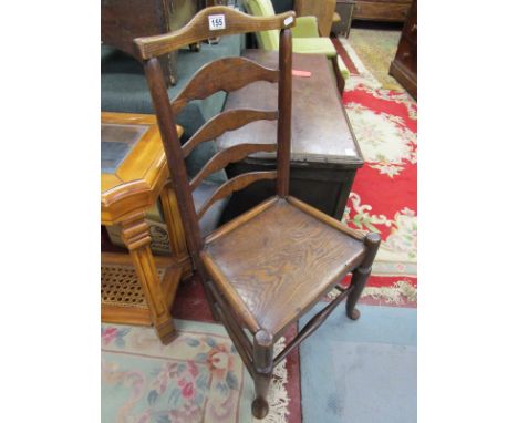 Early country ladder-back chair