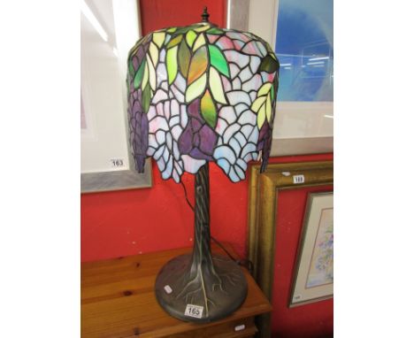 Art Deco Tiffany style table lamp - Working