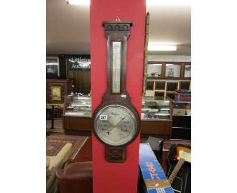 Oak barometer