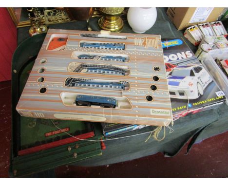 Scalextric, 00 gauge railway & bagatelle boards