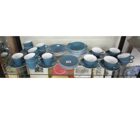 Poole tea service - Sea green