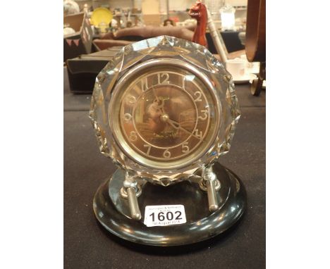 Russian Majak crystal style clock 