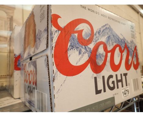 Two boxes of Coors Light 330ml bottled lager BB30/11/18