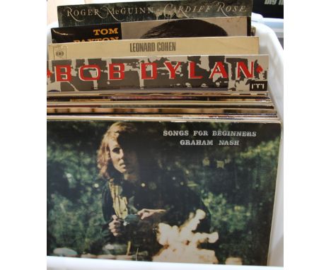 SINGER/SONGWRITER/ROCK - Nice collection of over 50 x LP's to include many great titles. Artists/albums to include Bob Dylan 