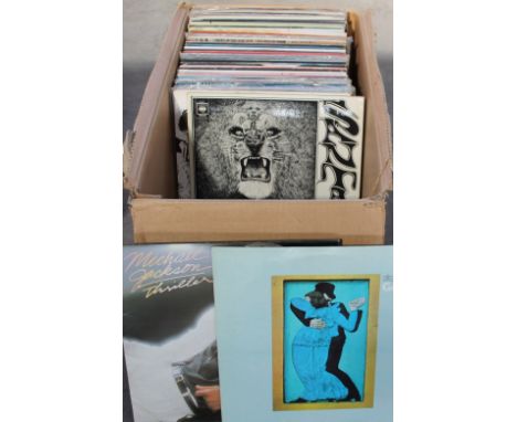 ROCK/POP - Diverse collection of over 50 x LP's. Artists/titles to include Michael Jackson - Thriller, Steely Dan, Bruce Spri