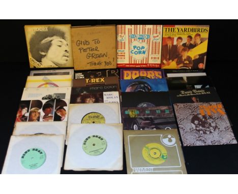 60s/ROCK/PROG SINGLES - Great collection of 25 x 7" singles and EP's and to also include an early reel to reel Roy Orbison ta