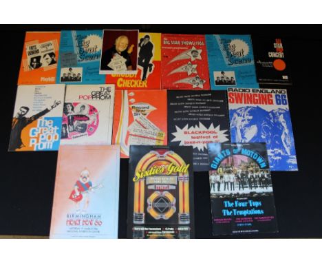 1960s PROGRAMMES - a collection of programmes (some with tickets) to include artists Gerry and the Pacemakers , The Bee Gees 