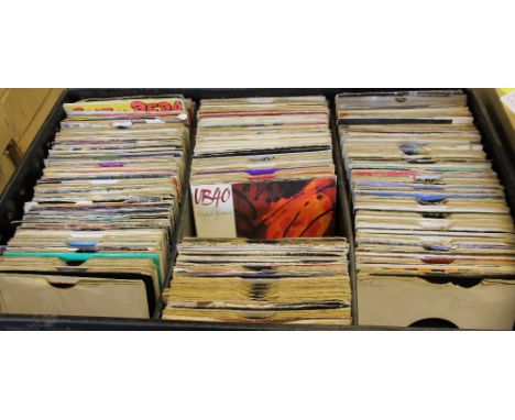 POP SINGLES - Extensive collection of over 300 x 7" singles. Artists to include Pet Shop Boys, 808 State, UB40, Erasure, Doll