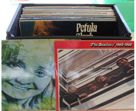 60s/70s ROCK/POP - Collection of 25 x LP's. Artists/titles to include The Beatles - Red Album (PCSP 717), Bob Dylan, Petula C