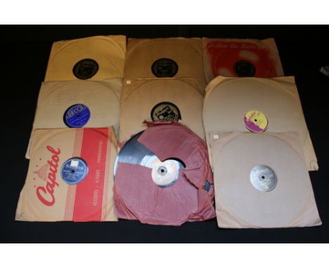 BLUES 78's - A highly interesting collection of 16 x original 78 RPM records to include a whole host of rare recordings. Arti