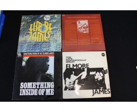 ELMORE JAMES - Nice bundle of 4 x original title LP's. Titles are To Know A Man (original Blue Horizon 7-66230 stereo - nice 