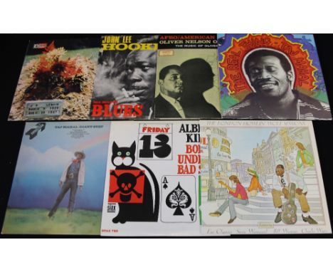 BLUES LP's - Nice pack of 7 x original title LP's. Artists/titles are J.B. Lenoir - S/T (Polydor 2482 014 - stunning Ex+/Ex+)