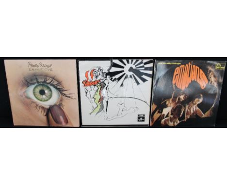 PRETTY THINGS - Nice collection of 3 x original LP's. Titles are S. F. Sorrow (Columbia/EMI black label/silver text reissue -