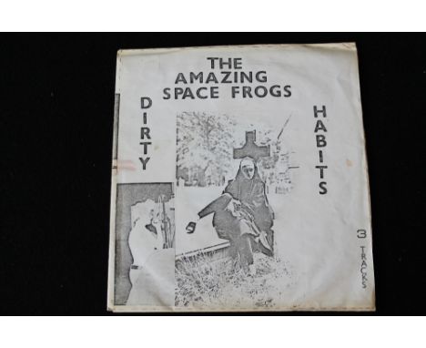 AMAZING SPACE FROGS - DIRTY HABITS - A great original EP which was limited to 500 copies (Ribbett Records RIB 1). The record 