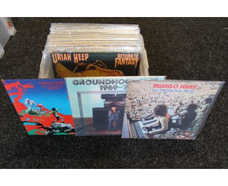 70s ROCK/PROG - Great collection of 33 x original title LP's. Artists/titles to include Uriah Heep (x3) - The Magician's Birt