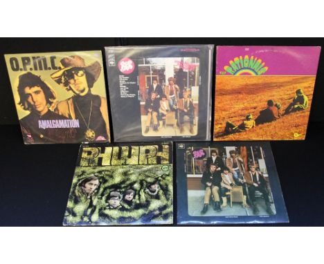 PROG/PSYCH - Nice collection of 5 x rare LP's. Titles are O.P.M.C. - Amalgamation (PE 877.001-G - VG/VG w/several light surfa