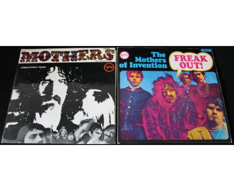 FRANK ZAPPA - 2 x lovely clean 1st UK pressing LP's on Verve. Titles are Freak Out (VLP 9154 - Ex with one very light hairlin