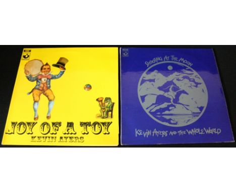 KEVIN AYERS - 2 x great condition rare LP's. Titles are Joy Of A Toy 1st UK pressing (SHVL 763 no EMI box - Ex/Ex with one sm