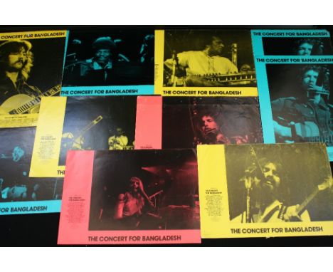 CONCERT FOR BANGLADESH - a collection of 11 various coloured posters for the promotion of The Concert for Bangladesh (Sound T