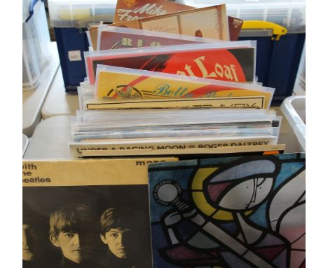 ROCK/POP - Large collection of around 120 x LP's and 12" singles. Artists/titles to include The Beatles - With The Beatles (m