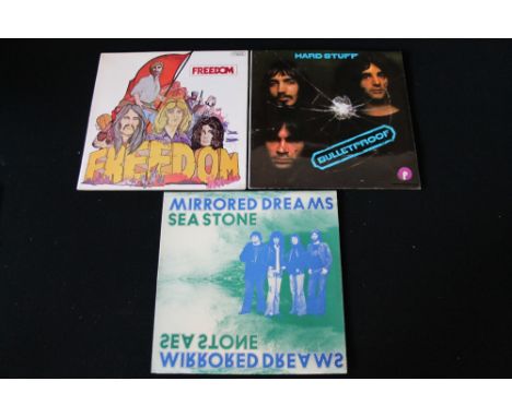 HEAVY ROCK - Great bundle of 3 x rare original LP's presented in lovely condition. Titles are Hard Stuff -  Bulletproof (Purp