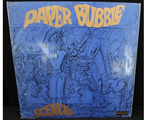 PAPER BUBBLE - SCENERY - An original "dark blue sleeve" UK pressing of the 1969 release on Deram (mono DML 1059). The record 