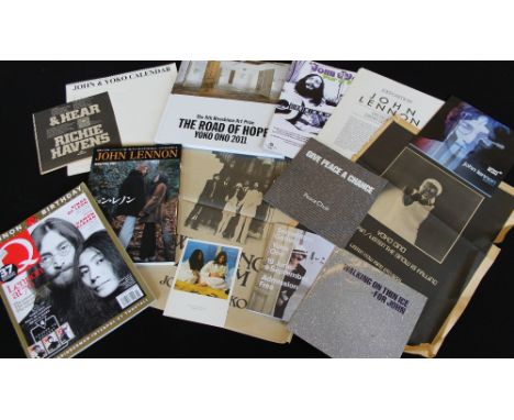 JOHN LENNON, YOKO ONO, PAUL MCCARTNEY - a collection of memorabilia relating to the Road of Hope Limited Edition Book. Lot to
