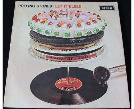 THE ROLLING STONES - LET IT BLEED - A nice 1st UK mono pressing complete with poster, issued on Decca (unboxed LK 5025). The 