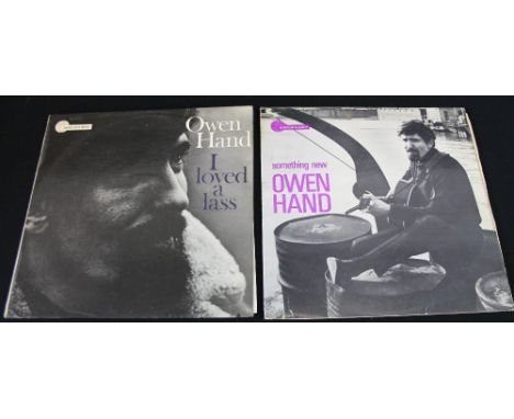 OWEN HAND - 2 x rare LP's on Transatlantic from Owen Hand, an early contemporary of Bert Jansch and Davy Graham. The LP's are