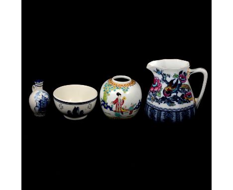 Collection of Victorian and later ceramics, two Denby limited edition Ceramic Art Through The Ages dishes, The Egyptian Colle