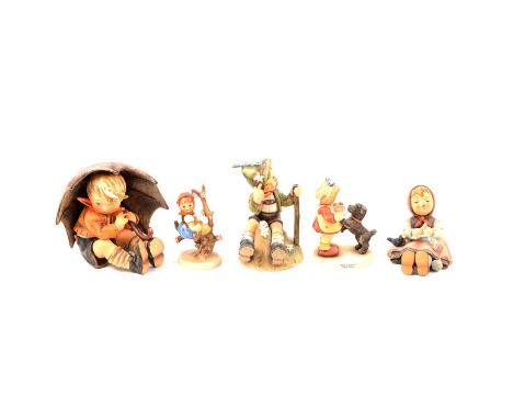 Goebel / Hummel, Collection of figures, various sizes including a large modern limited edition group 'Moments in Time - Story