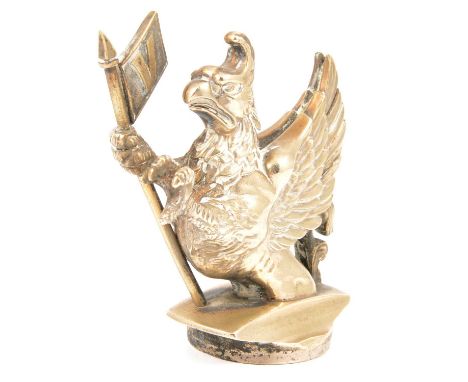 Motoring Interest - a Vauxhall Griffin car mascot, height 9cm, serial number 729889.
