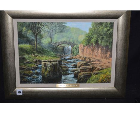 A colour print, after Ivan Lindsay - "Jesmond Dene, Newcastle upon Tyne".