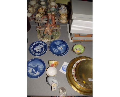 Royal Copenhagen blue and white dishes, to include: Immervad Bridge; Mothers Day; The Queen's Christmas Residence; Winter Twi