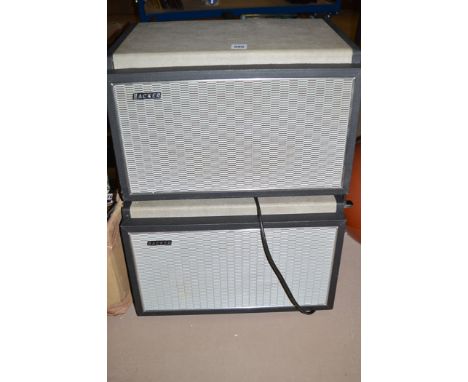 A mid 20th Century Hacker record player with Gerrard deck; together with a matching remote speaker.