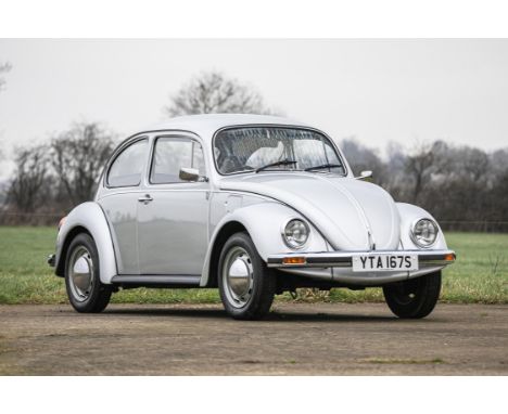 #111 of the final run of 300 German-manufactured, right-hand drive Beetles, finished in Diamond Silver and in wonderful condi